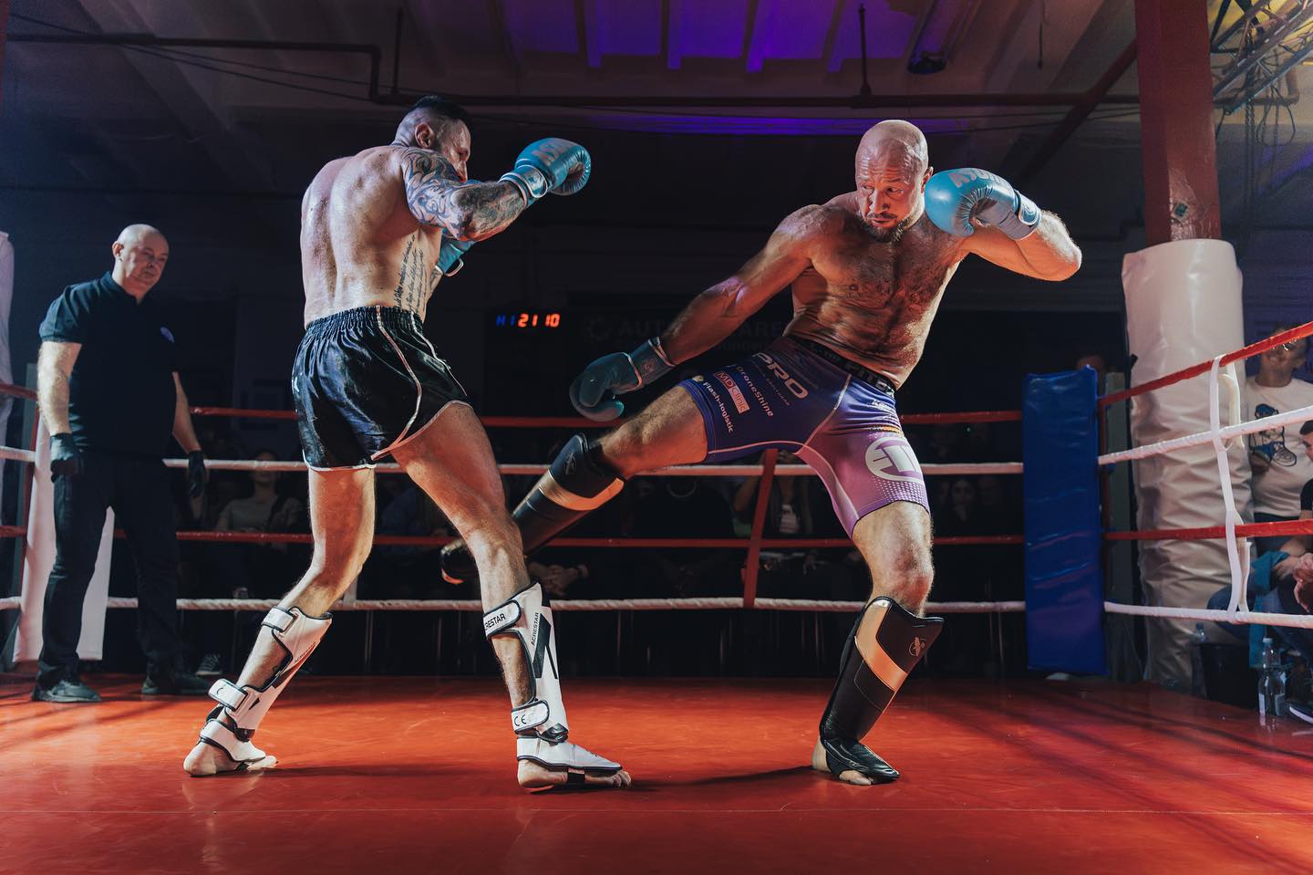 Intensywny trening Muay Thai